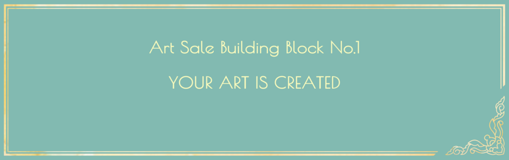 art sale building block no.1 your art is created